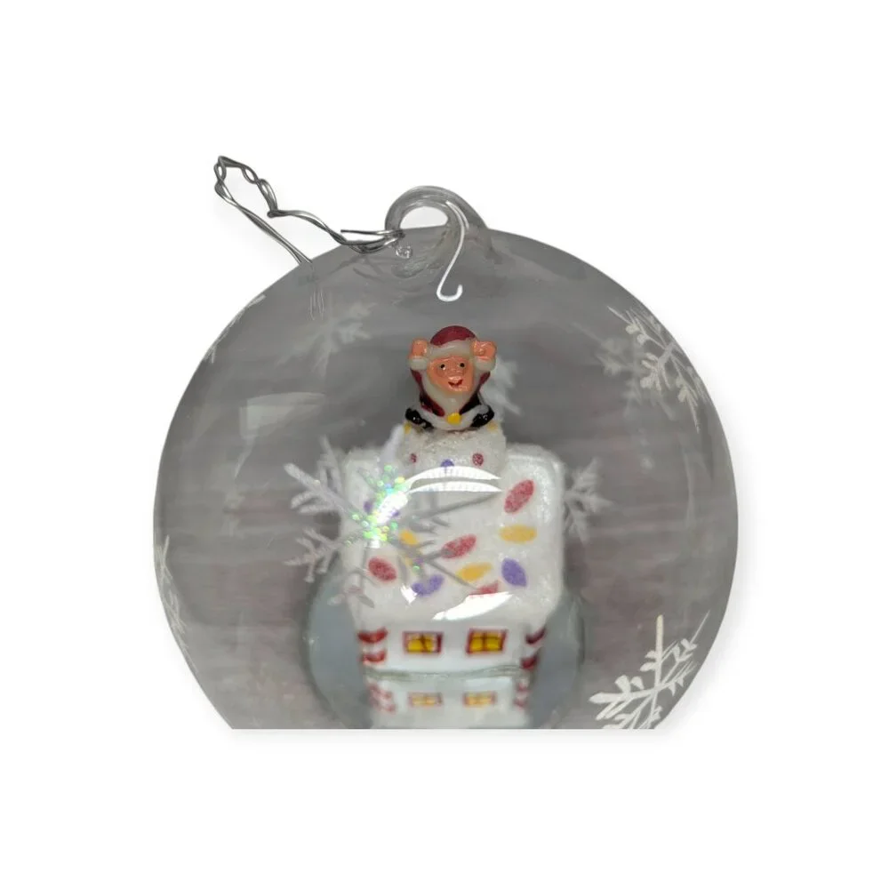 Christopher Radko LED Blown Gloss Christmas Ornament with Original Box